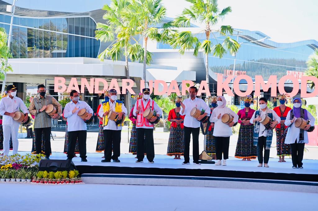 Perluasan Bandara Komodo Diresmikan Presiden Jokowi