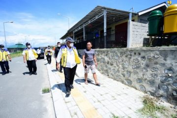 Menteri Basuki Meninjau Langsung Hunian Tetap (Huntap) di Palu