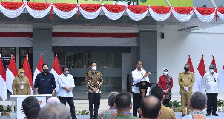 Presiden Jokowi Resmikan Tower Baru RSUD Soedarso Kecamatan Pontianak