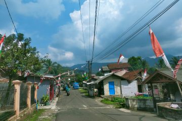 Suasana Desa di Kecamatan Pamijahan Peringati Hari Kemerdekaan Indonesia