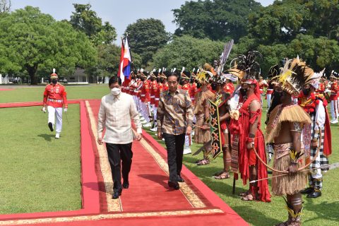 Presiden Jokowi Menyambut Kunjungan Kenegaraan Presiden Ferdinand Marcos Jr.