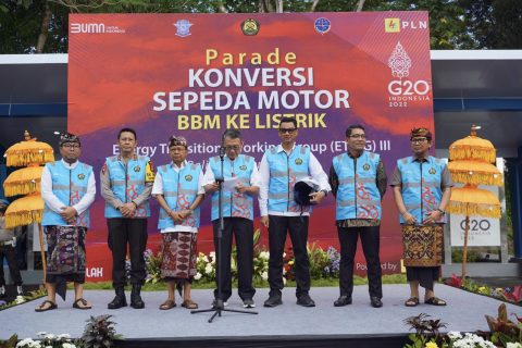 Parade Motor Listrik di Bali Digelar Kementerian ESDM dan PLN