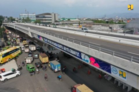 Kementerian PUPR Lakukan Uji Coba Lalu Lintas Flyover Kopo di Kota Bandung