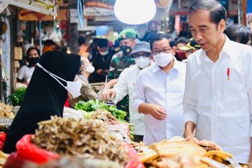 Presiden Kunjungi Pasar Klandasan, Kota Balikpapan