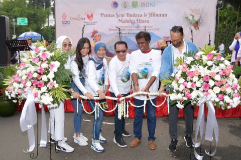 Pentas Seni Budaya Maluku Utara Sukseskan Gernas BBI