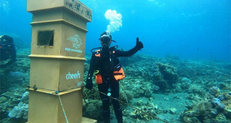 Post Box Underwater di Banyuwangi Telah Diresmikan