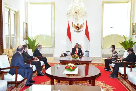 Presiden Jokowi Menerima Kunjungan Delegasi Boeing International