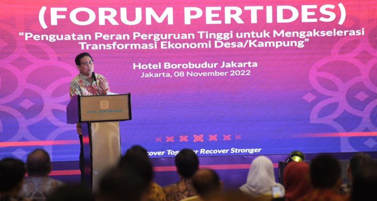 Kemendes PDTT dan Pertides Sinergikan Percepatan Pembangunan Desa
