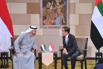 Presiden Jokowi Bertemu Dengan Presiden PEA