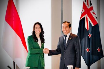Presiden Jokowi Bertemu Dengan Perdana Menteri Selandia Baru