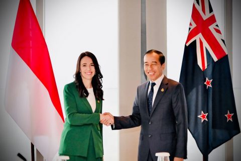 Presiden Jokowi Bertemu Dengan Perdana Menteri Selandia Baru