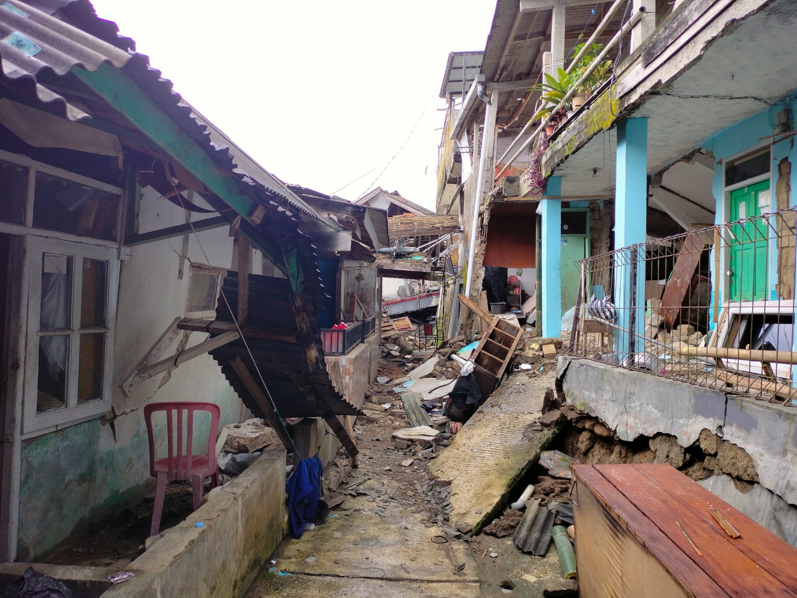 Foto Gempa Cianjur: Desa Ciputri, Kecamatan Pacet, Kabupaten Cianjur