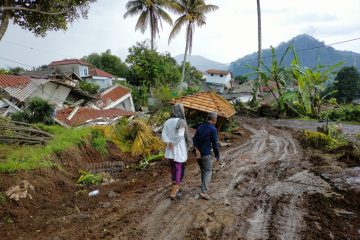 Foto Gempa Cianjur: Desa Sarampad, Kecamatan Cugenang, Kabupaten Cianjur