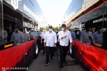 Kesiapan Bus Listrik Merah Puti