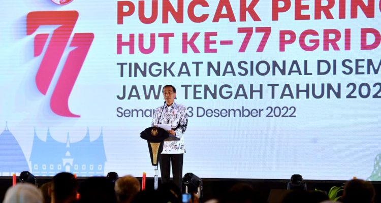 Presiden Jokowi Dorong Guru Tingkatkan Kapasitas Untuk Cetak SDM Unggul