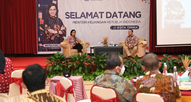 Menkeu Lakukan Kunker ke Kabupaten Mimika, Papua Tengah