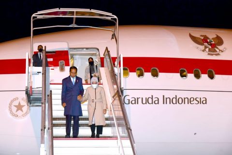 Presiden Jokowi dan Ibu Iriana Sudah Tiba di Brussels