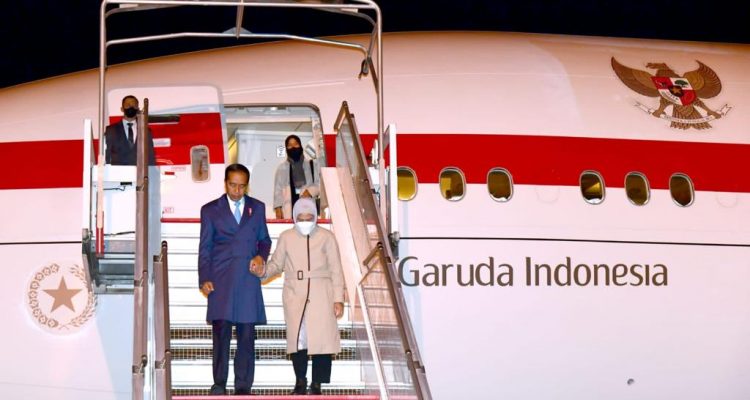Presiden Jokowi dan Ibu Iriana Sudah Tiba di Brussels