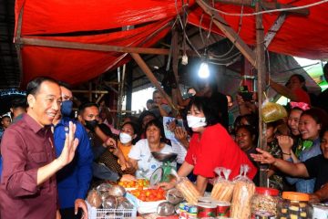Presiden Jokowi Kunjungi Pasar Rakyat Pinasungkulan, Karombasan, Kota Manado