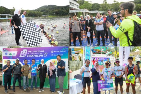 Event ITB Jatiluhur International Triathlon 2023 Diikuti 238 Orang Atlet