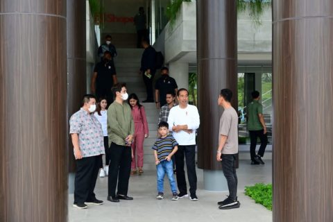 Presiden Jokowi Mengunjungi Solo Technopark di Kota Surakarta