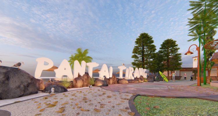 Pantai Tirang ini berlokasi di Desa Tambakrejo, Tugurejo, Tugu, Kota Semarang tepatnya di dekat dengan bandara Ahmad Yani, Semarang.