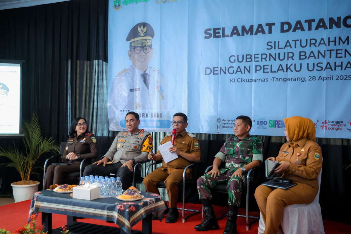 Pemprov Banten dan Forkopimda Berkomitmen Ciptakan Iklim Investasi yang Aman dan Kondusif