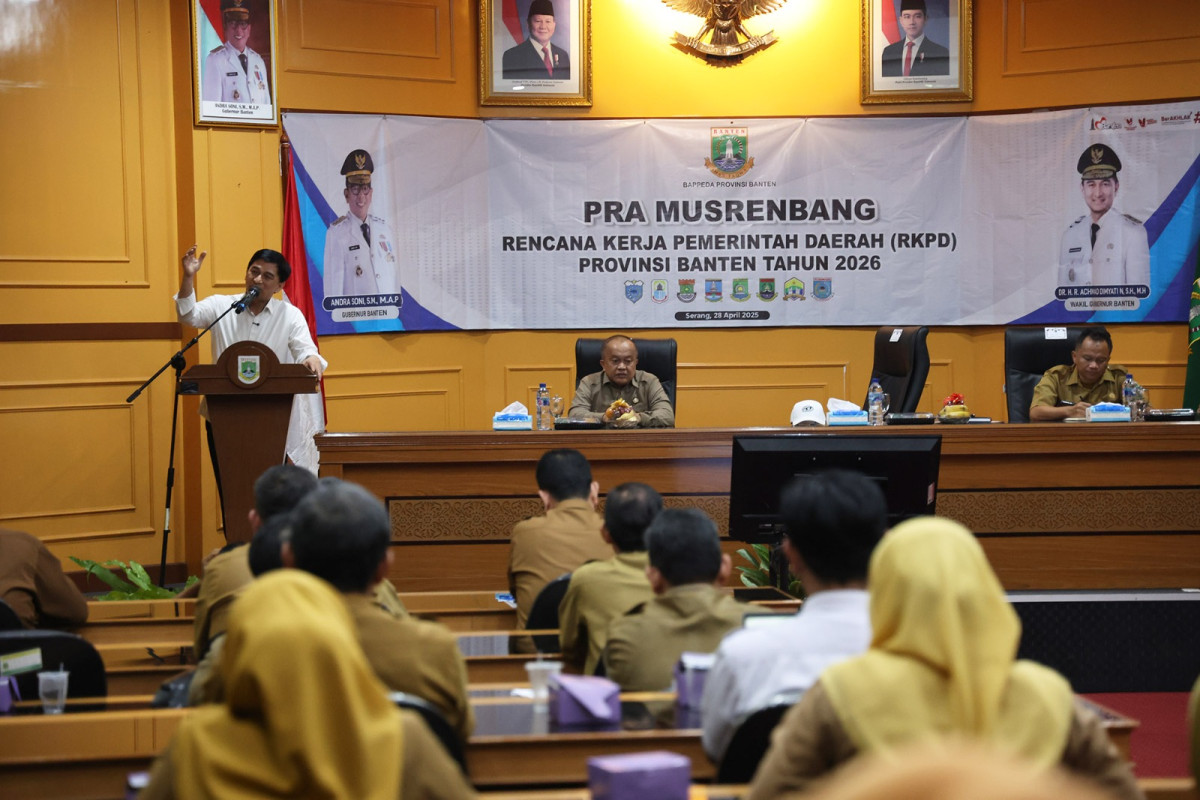Wagub Banten Dorong Percepatan Pembangunan yang Terukur dan Terencana