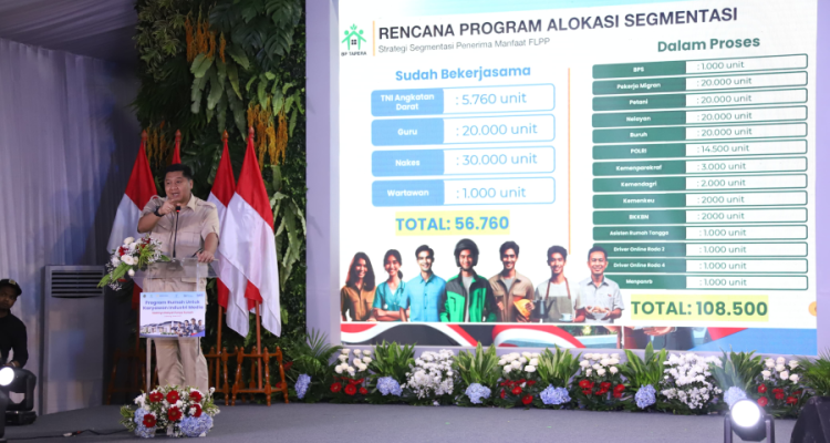 Menteri Perumahan dan Kawasan Permukiman, Maruarar Sirait, menyampaikan bahwa pemerintah mengalokasikan 2.000 unit rumah bersubsidi yang ditujukan khusus untuk karyawan industri media di berbagai wilayah Indonesia, termasuk Jakarta, Jabodetabek, Kalimantan, Sulawesi, dan Papua Barat.