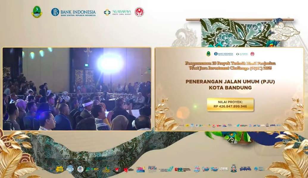 WJIC 2025, PJU Kota Bandung Masuk 10 Proyek Investasi Terbaik