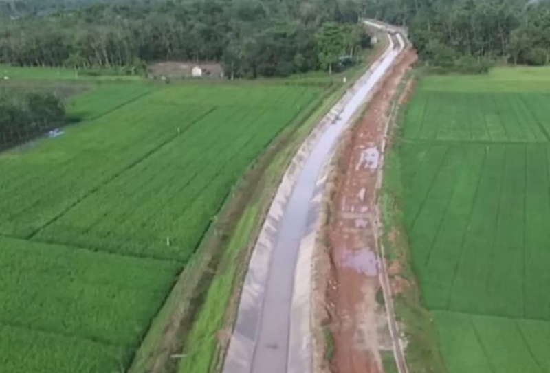 Hutama Karya Dukung Kemandirian Pangan Lewat Revitalisasi Irigasi di Aceh dan Riau
