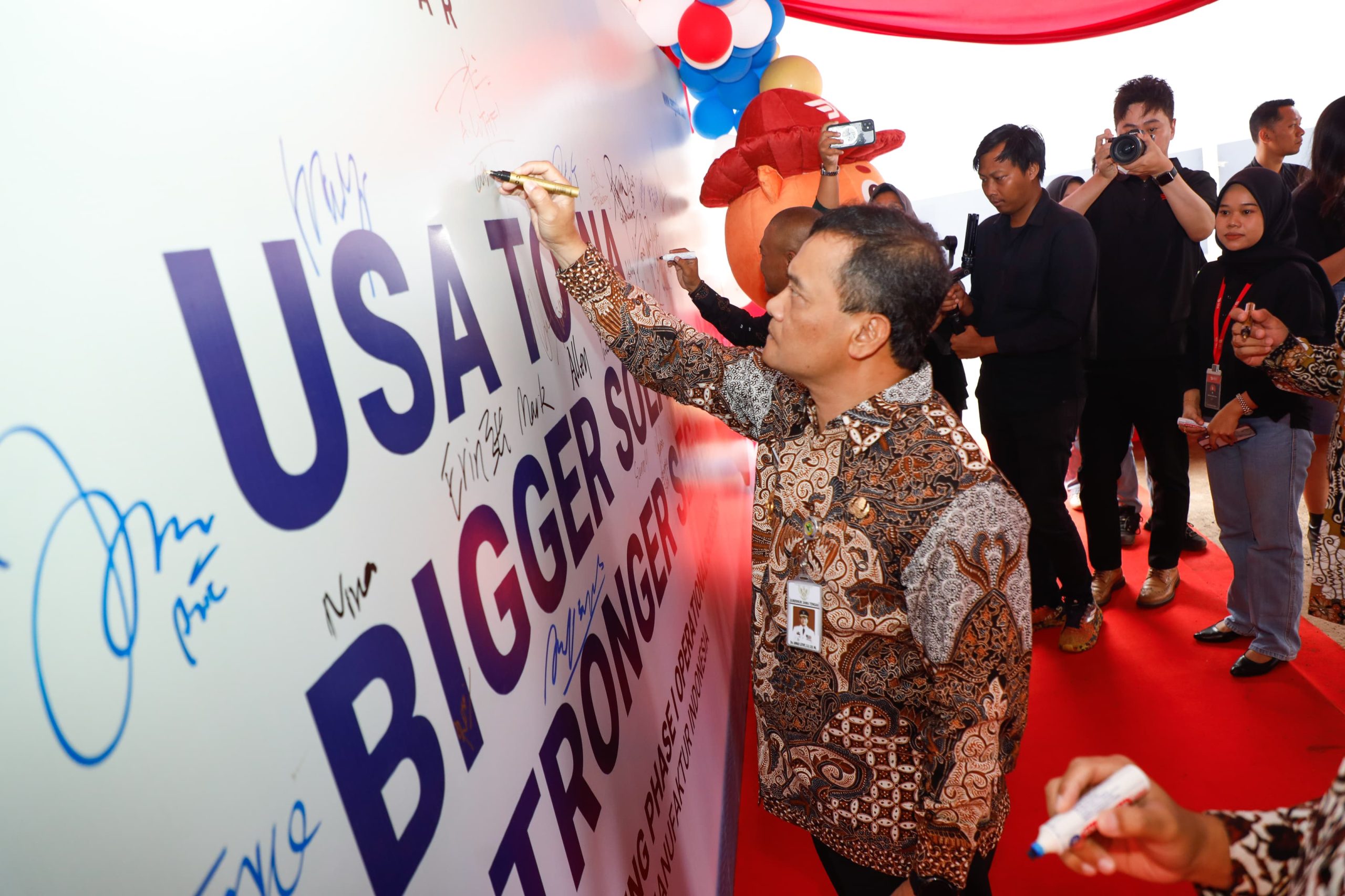 Gubernur Jateng Resmikan Perusahaan Manufaktur di Kawasan Industropolis Batang