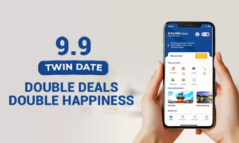 DAMRI Promo Twin Date Potongan Harga 20%